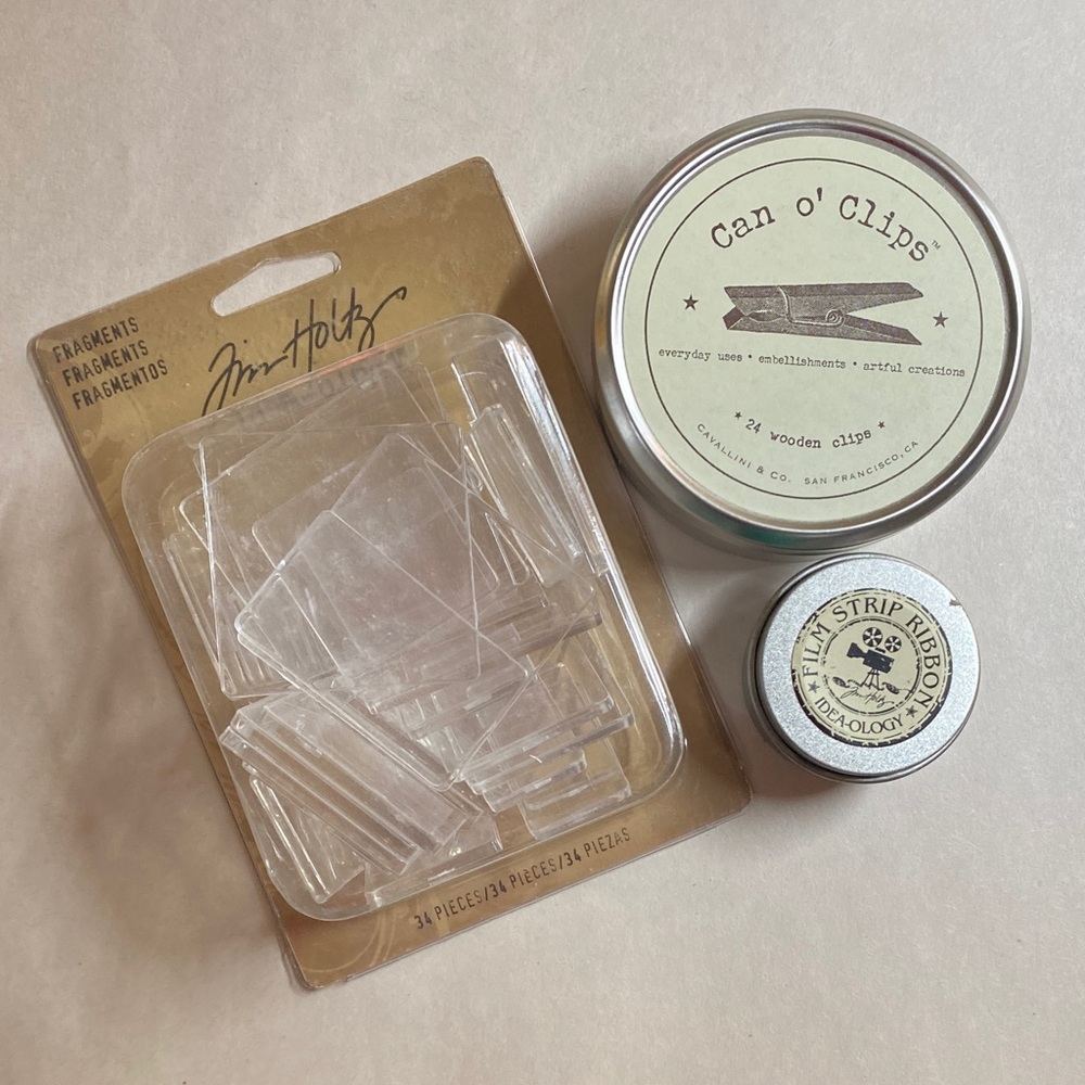 Tim Holtz/Cavallini/Idea-Ology Craft Supplies Set